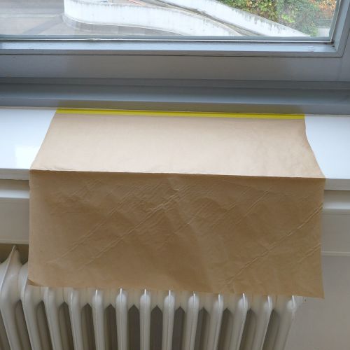 5 x Abdeckpapier + Goldband 45 cm x 20 m