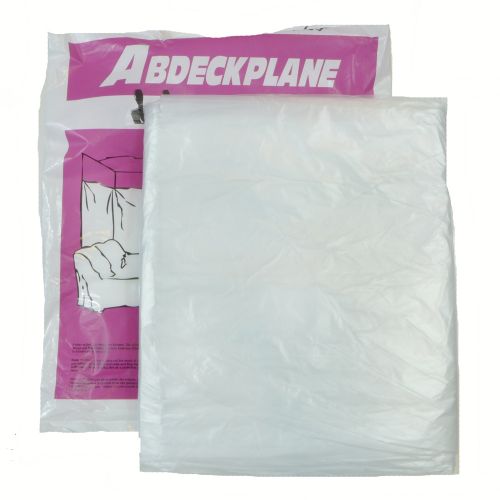 Abdeckfolie 4 x 5 m | 12 my | Malerplane | transparent