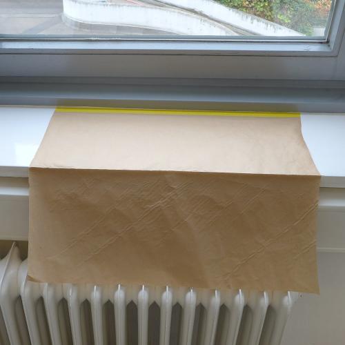 Abdeckpapier + Goldband 45 cm x 20 m