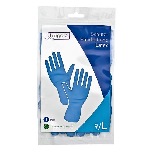 Bingold Mehrweghandschuh Latex | Gr. L | gefüttert