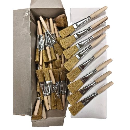 Emaillelackpinsel #4 | 120er-Pack | Kurzgriff