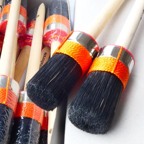 Ringpinsel Gr. 8 | 35 mm | schwarz | Maler