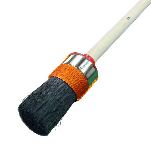 Ringpinsel Gr. 8 | 35 mm | schwarz | Maler