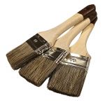 3 x Lasierpinsel 60 mm 6. Stärke | Holzschutz | einfach