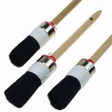 3 x Ringpinsel Gr. 6 | 30 mm | schwarz | Maler PLUS