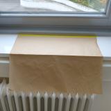 Abdeckpapier + Goldband 45 cm x 20 m