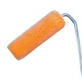 Lackierwalze Flock | 11 cm breit | griffseitig rund