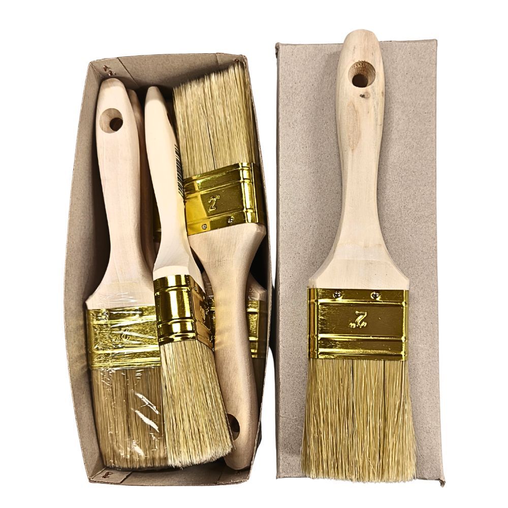 12er-Pack Flachpinsel 50 mm 12. Stärke | universal | Maler