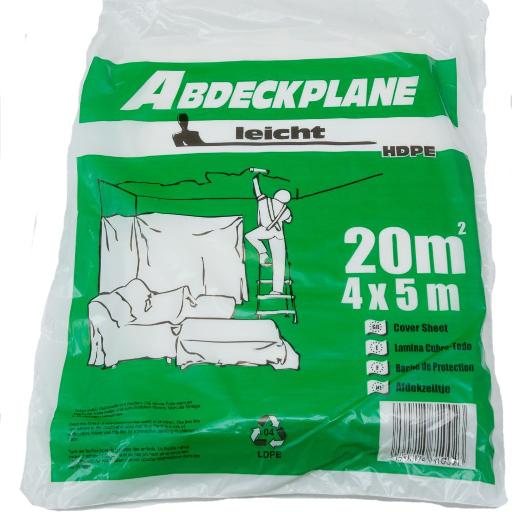 Abdeckfolie 7my 4 x 5 m