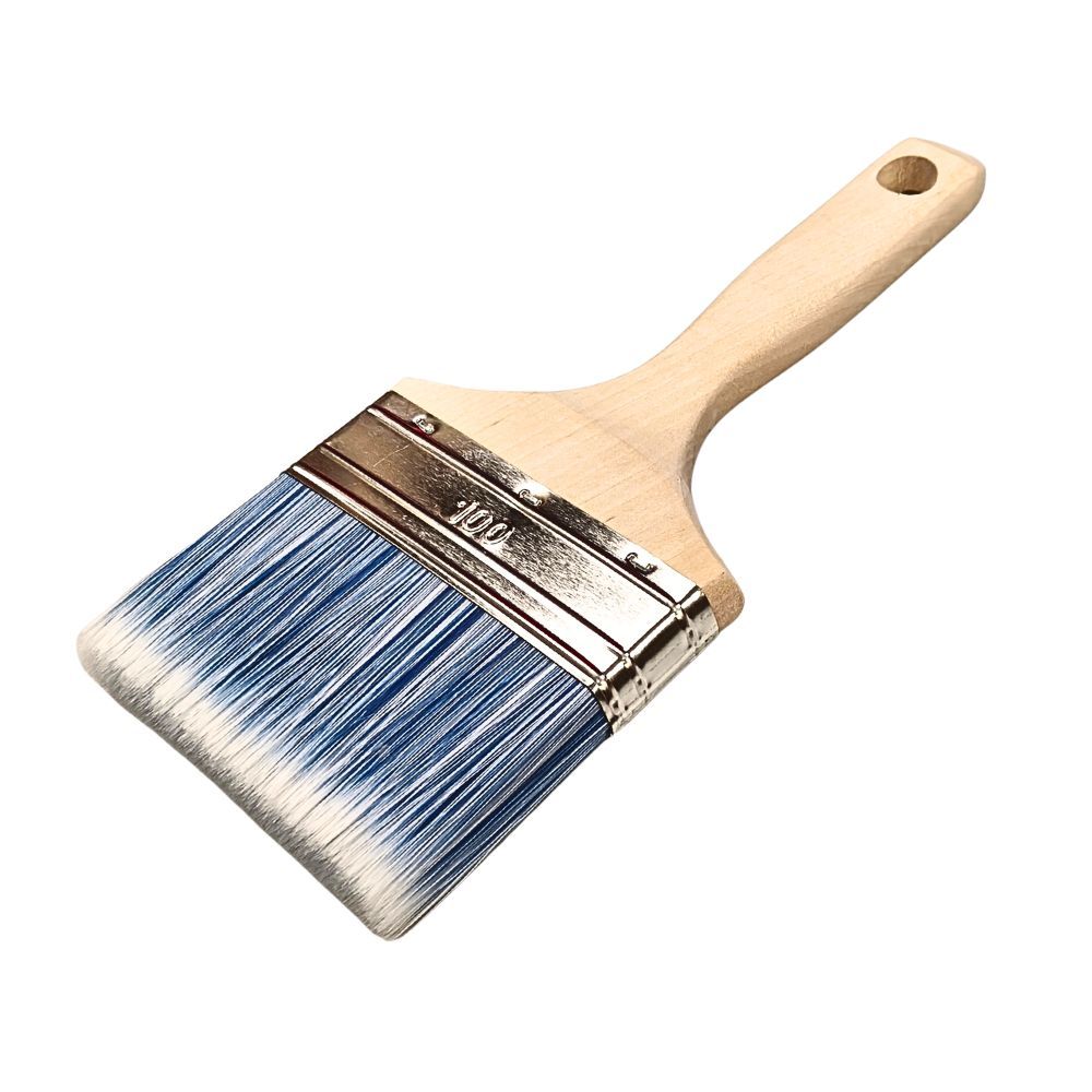 Flachpinsel 100 mm 6. Stärke | Wasserlack | AQUA