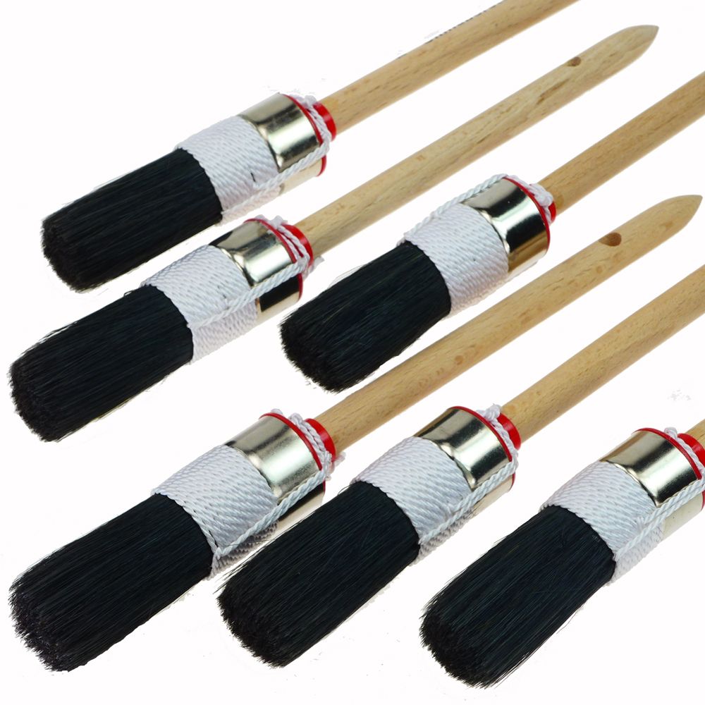 Ringpinsel Gr. 4 | 25 mm | schwarz | Maler PLUS