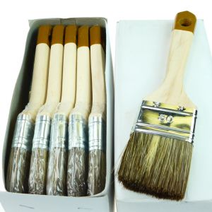 6 x Lasierpinsel 50 mm 6. Stärke | Holzschutz | einfach