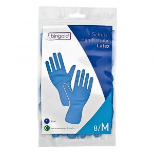 Bingold Mehrweghandschuh Latex | Gr. M | gefüttert