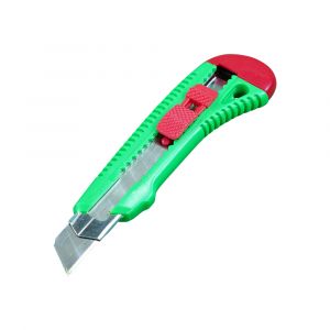 Cuttermesser 18mm mit 2 Klingen | Metallführung