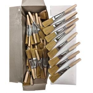 Emaillelackpinsel #4 | 120er-Pack | Kurzgriff