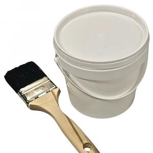 Farbeimer 1 Liter mit Deckel | rund