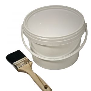 Farbeimer 3 Liter mit Deckel | rund