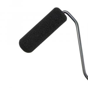 Lackierwalze Super-Feinschaum 10 cm | schwarz | beids. rund
