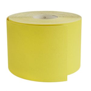 Schleifpapier Meterware 115 mm breit | #120 | mittel | INDASA gelb
