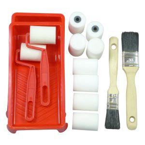 Set 16-teilig Lackierroller und Lackierpinsel