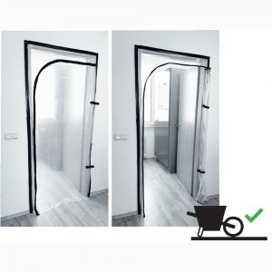 Staubschutztür 100x210 cm | L-Format | Folie